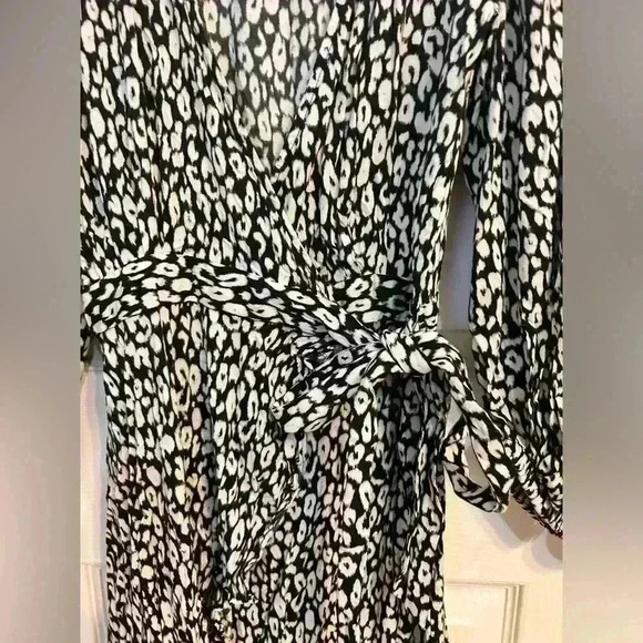IRO Boina Printed Wrap Dress Size 32 - Picture 6 of 7